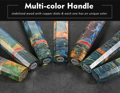 Damascus Steel Japanese Kitchen Knife, PRO Chef Knife, Handmade Damascus Steel Japanese Kitchen Knife, PRO Chef Knife, Handmade