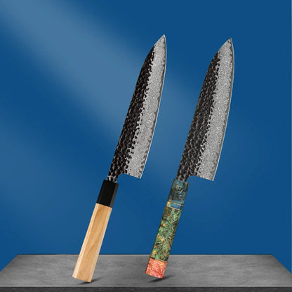 Damascus Steel Japanese Kitchen Knife, PRO Chef Knife, Handmade Damascus Steel Japanese Kitchen Knife, PRO Chef Knife, Handmade