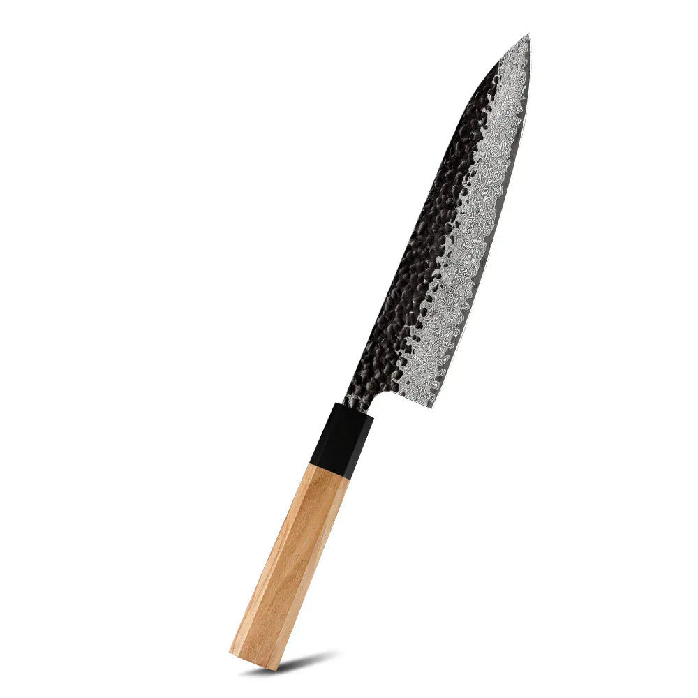 Damascus Steel Japanese Kitchen Knife, PRO Chef Knife, Handmade Damascus Steel Japanese Kitchen Knife, PRO Chef Knife, Handmade