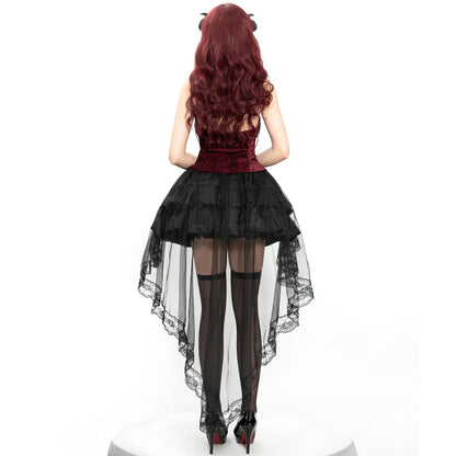 Dark Gothic Vampire Witch Costume | Women's Halloween & Cosplay S–XL Dark Gothic Vampire Witch Costume – Women's Halloween & Cosplay Set