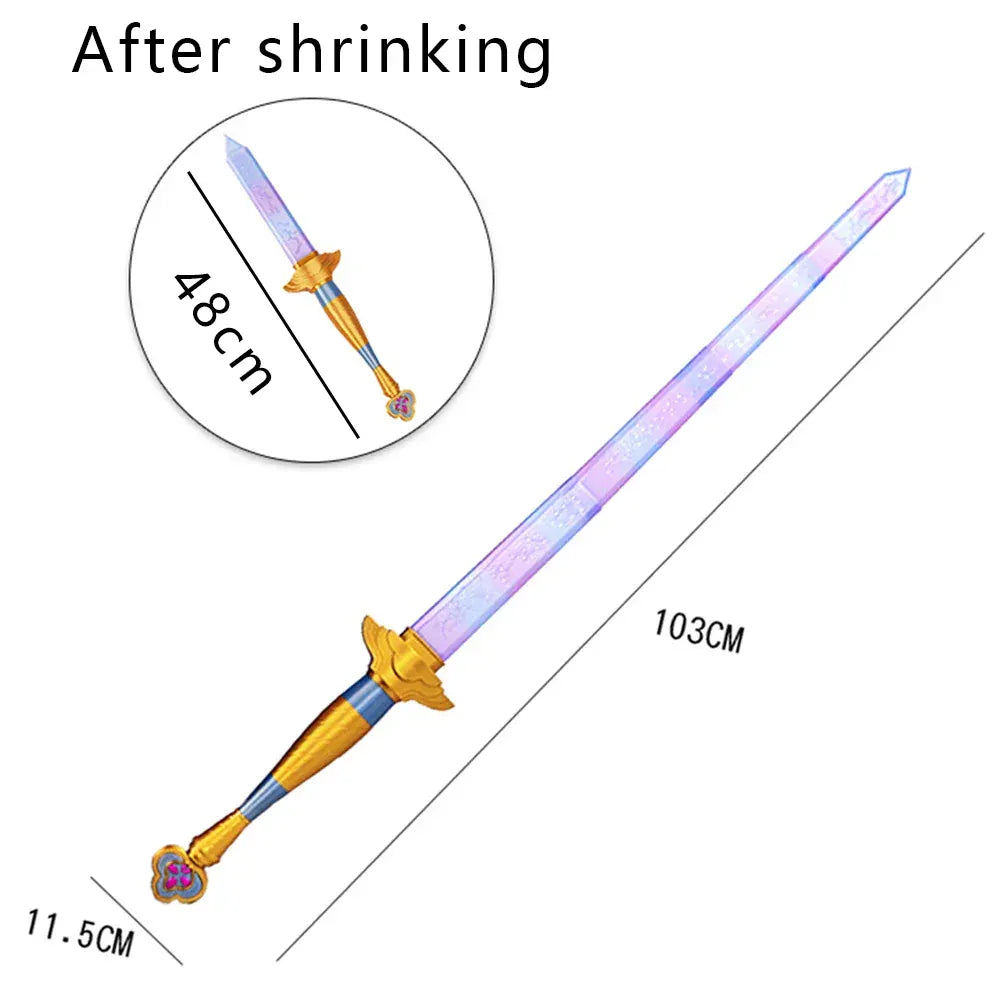 Demon Hunter Hight Quality Cosplay Rumi Sword With Symbol Outfits Prop Scalable Purple Long Sword Accessories Roleplay Prop Gift Demon Hunter Hight Quality Cosplay Rumi Sword With Symbol Outfits Prop Scalable Purple Long Sword Accessories Roleplay Prop Gift