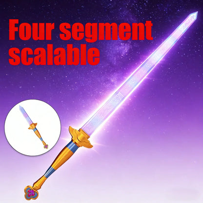 Demon Hunter Hight Quality Cosplay Rumi Sword With Symbol Outfits Prop Scalable Purple Long Sword Accessories Roleplay Prop Gift Demon Hunter Hight Quality Cosplay Rumi Sword With Symbol Outfits Prop Scalable Purple Long Sword Accessories Roleplay Prop Gift