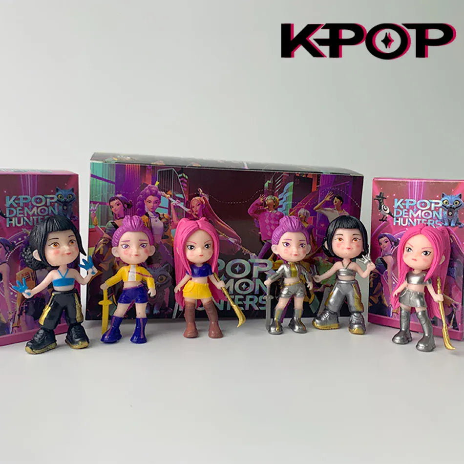 Demon Hunters-figura de Anime Kpop Demon Hunters-figura de Anime Kpop
