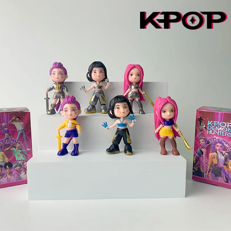 Demon Hunters-figura de Anime Kpop Demon Hunters-figura de Anime Kpop