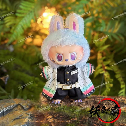Demon Slayer: Blade Rabubu Clothes 17cm Doll Clothes For Labubu Sit Party Doll Clothes Tanjiro Clothes Demon Slayer: Blade Rabubu Clothes 17cm Doll Clothes For Labubu Sit Party Doll Clothes Tanjiro Clothes