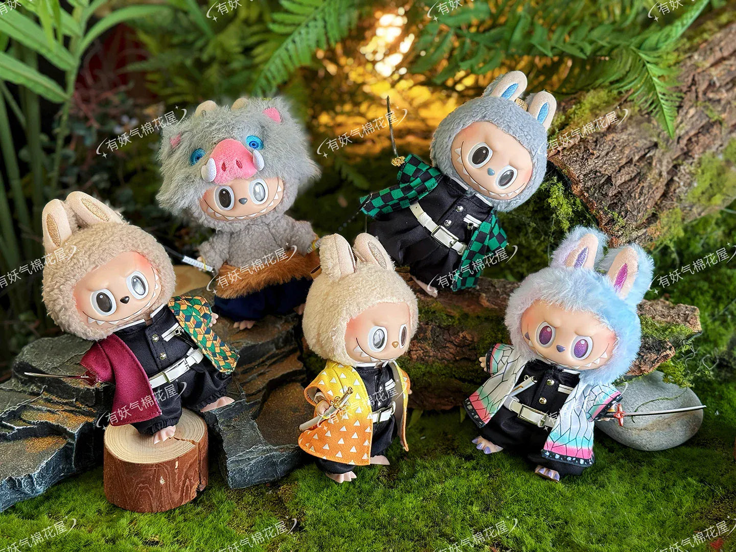 Demon Slayer: Blade Rabubu Clothes 17cm Doll Clothes For Labubu Sit Party Doll Clothes Tanjiro Clothes Demon Slayer: Blade Rabubu Clothes 17cm Doll Clothes For Labubu Sit Party Doll Clothes Tanjiro Clothes