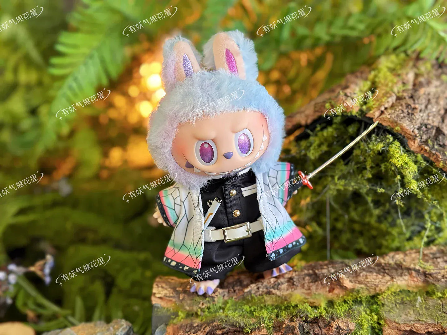 Demon Slayer: Blade Rabubu Clothes 17cm Doll Clothes For Labubu Sit Party Doll Clothes Tanjiro Clothes Demon Slayer: Blade Rabubu Clothes 17cm Doll Clothes For Labubu Sit Party Doll Clothes Tanjiro Clothes