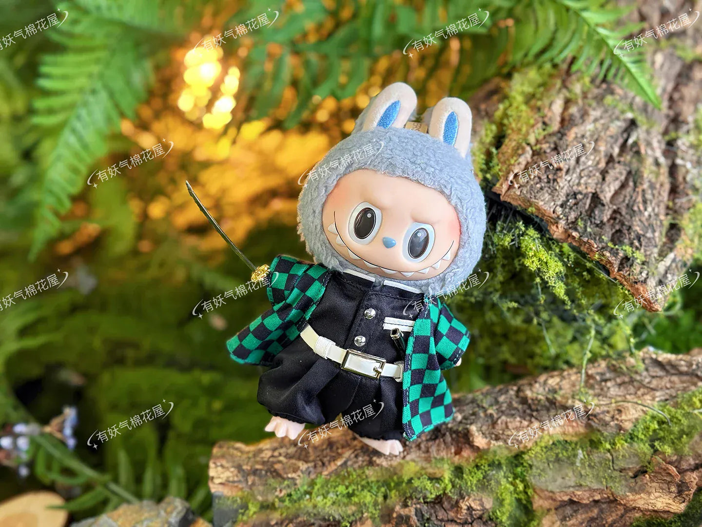 Demon Slayer: Blade Rabubu Clothes 17cm Doll Clothes For Labubu Sit Party Doll Clothes Tanjiro Clothes Demon Slayer: Blade Rabubu Clothes 17cm Doll Clothes For Labubu Sit Party Doll Clothes Tanjiro Clothes