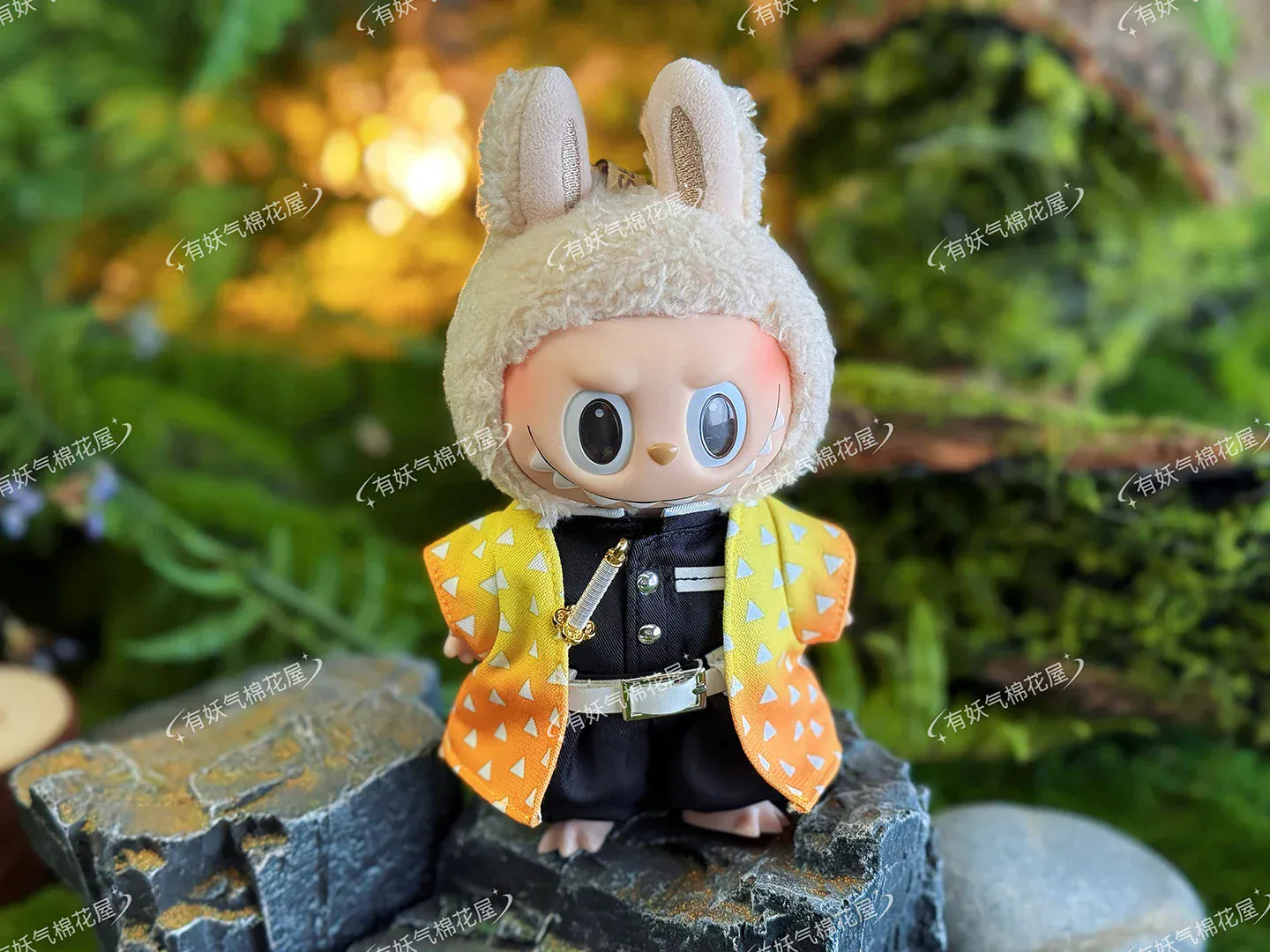 Demon Slayer: Blade Rabubu Clothes 17cm Doll Clothes For Labubu Sit Party Doll Clothes Tanjiro Clothes Demon Slayer: Blade Rabubu Clothes 17cm Doll Clothes For Labubu Sit Party Doll Clothes Tanjiro Clothes