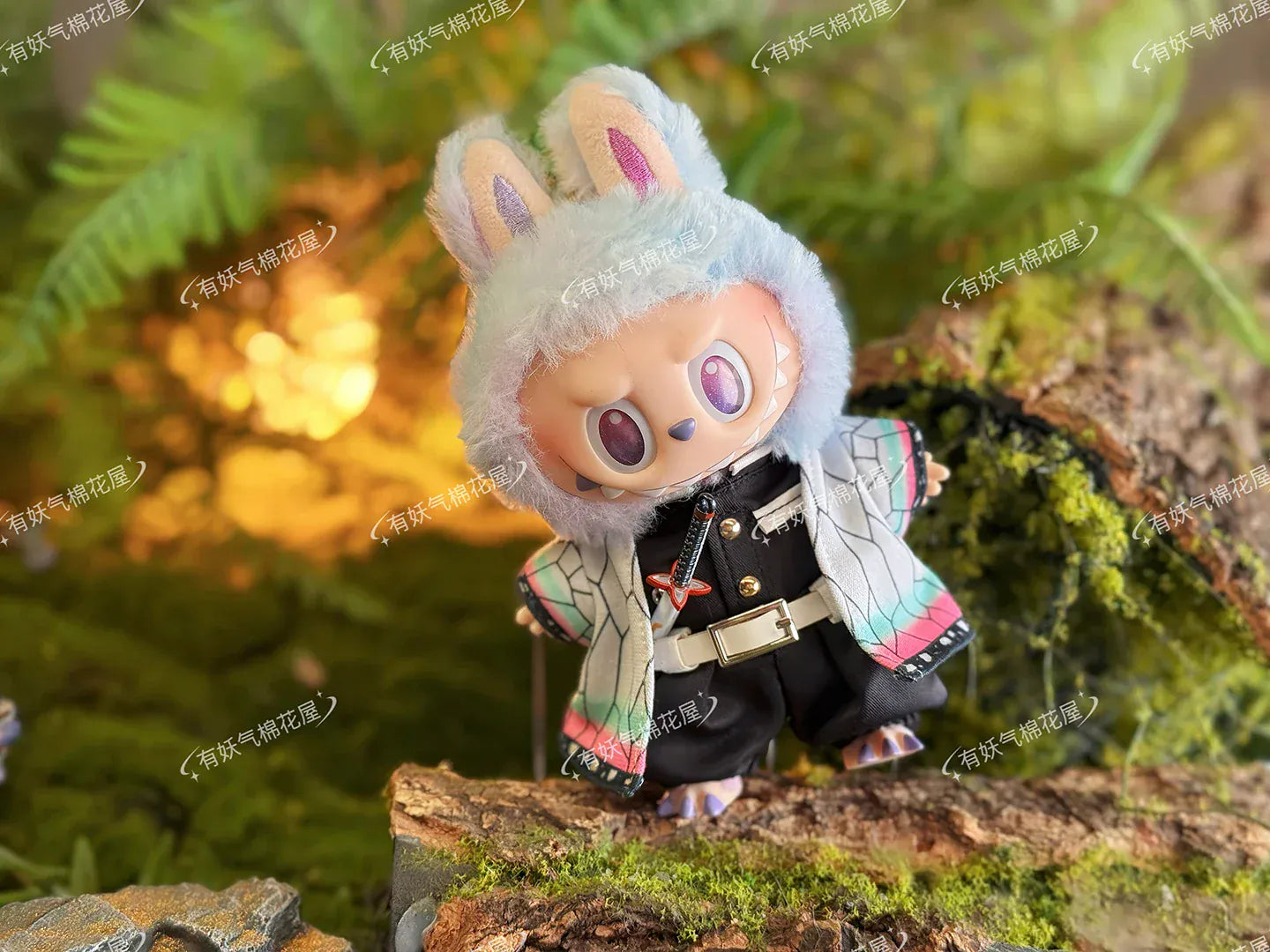 Demon Slayer: Blade Rabubu Clothes 17cm Doll Clothes For Labubu Sit Party Doll Clothes Tanjiro Clothes Demon Slayer: Blade Rabubu Clothes 17cm Doll Clothes For Labubu Sit Party Doll Clothes Tanjiro Clothes