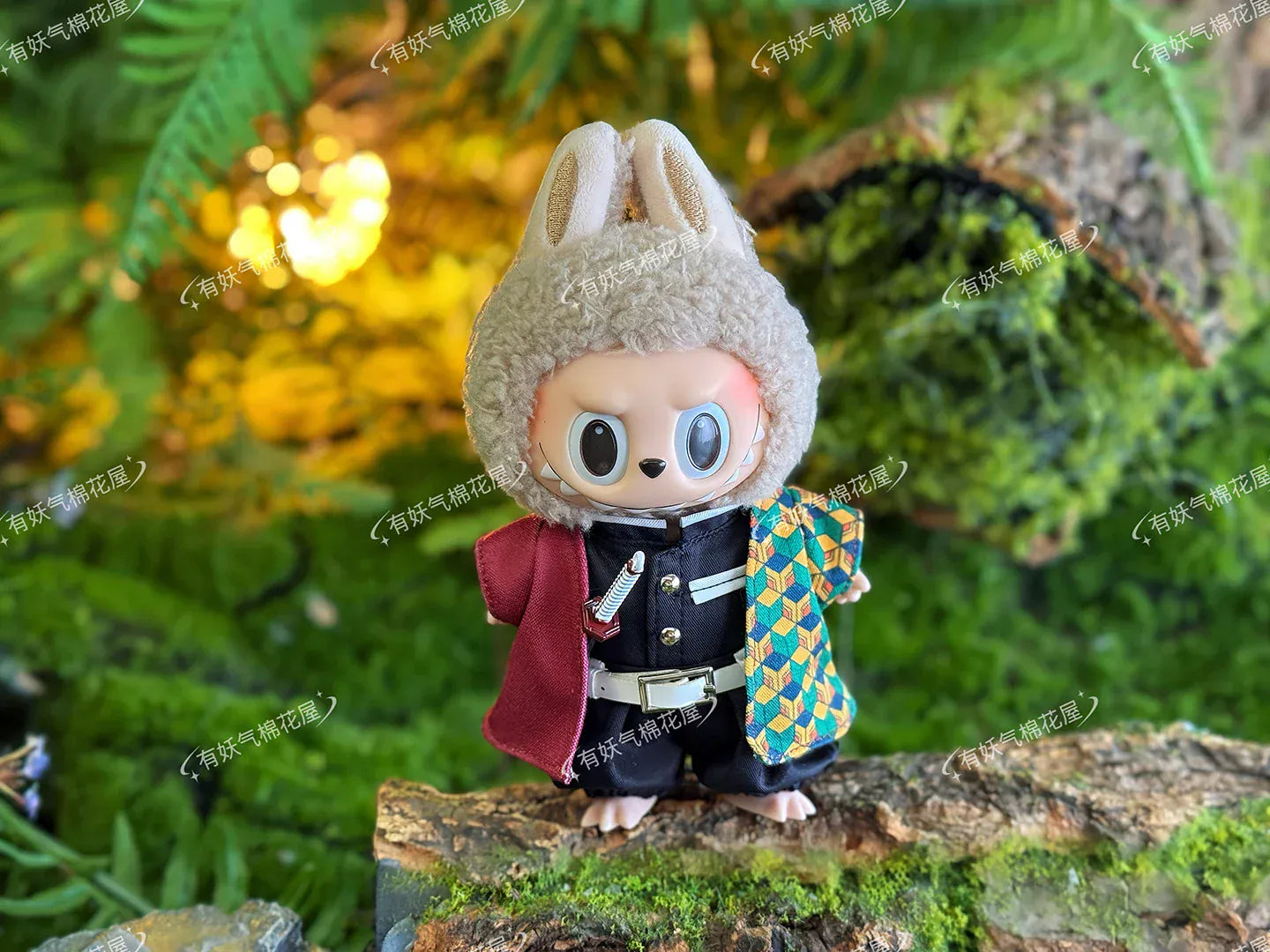 Demon Slayer: Blade Rabubu Clothes 17cm Doll Clothes For Labubu Sit Party Doll Clothes Tanjiro Clothes Demon Slayer: Blade Rabubu Clothes 17cm Doll Clothes For Labubu Sit Party Doll Clothes Tanjiro Clothes