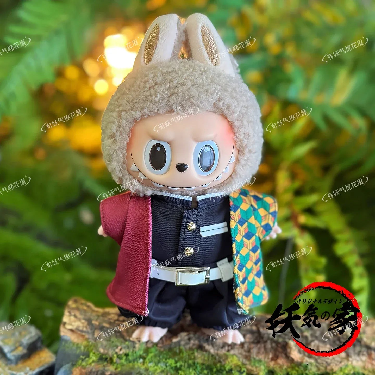 Demon Slayer: Blade Rabubu Clothes 17cm Doll Clothes For Labubu Sit Party Doll Clothes Tanjiro Clothes Demon Slayer: Blade Rabubu Clothes 17cm Doll Clothes For Labubu Sit Party Doll Clothes Tanjiro Clothes
