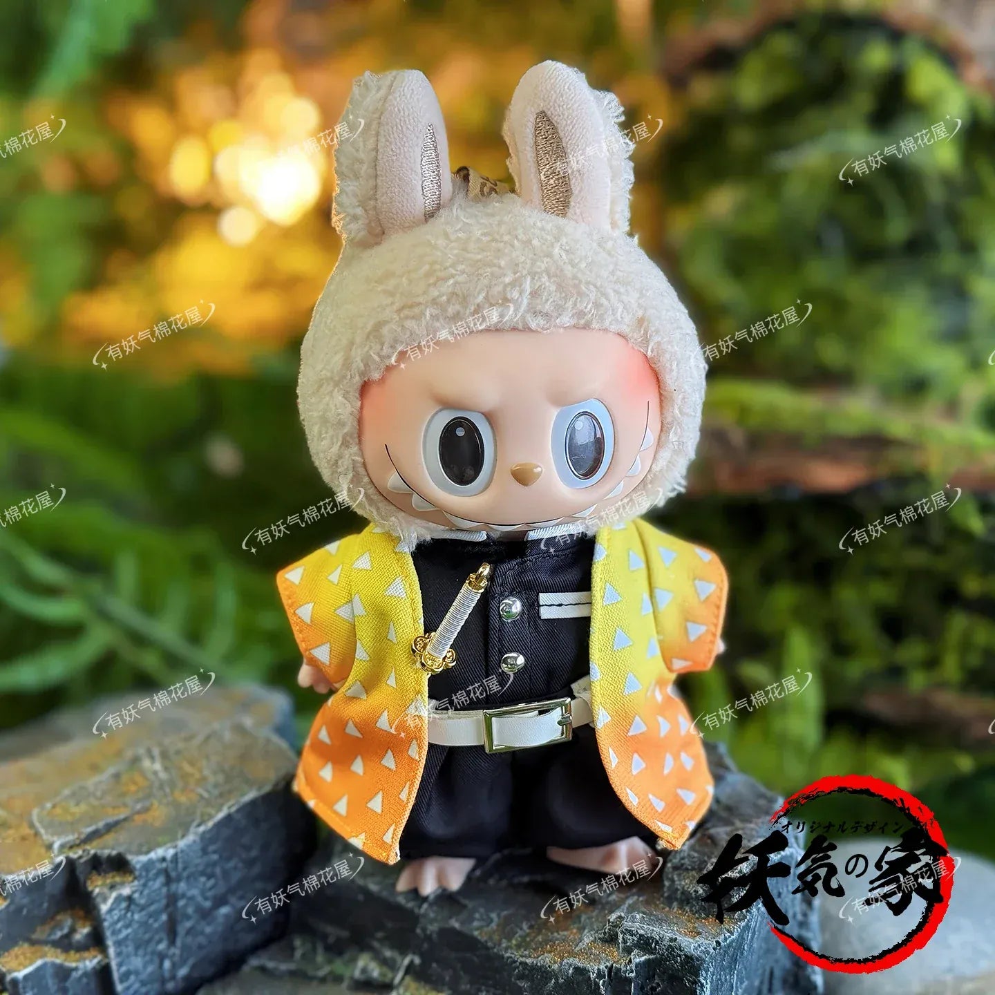 Demon Slayer: Blade Rabubu Clothes 17cm Doll Clothes For Labubu Sit Party Doll Clothes Tanjiro Clothes Demon Slayer: Blade Rabubu Clothes 17cm Doll Clothes For Labubu Sit Party Doll Clothes Tanjiro Clothes
