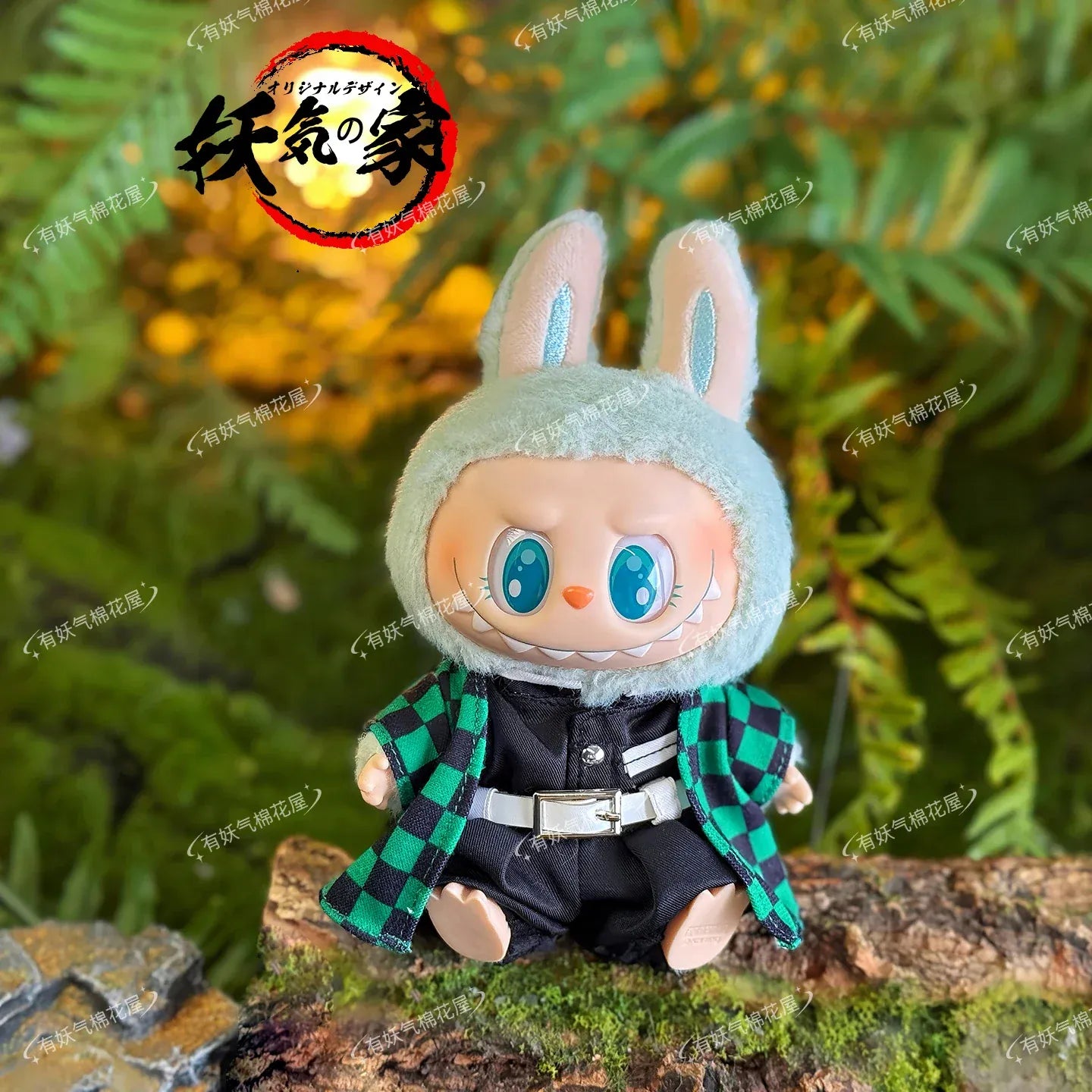 Demon Slayer: Blade Rabubu Clothes 17cm Doll Clothes For Labubu Sit Party Doll Clothes Tanjiro Clothes Demon Slayer: Blade Rabubu Clothes 17cm Doll Clothes For Labubu Sit Party Doll Clothes Tanjiro Clothes