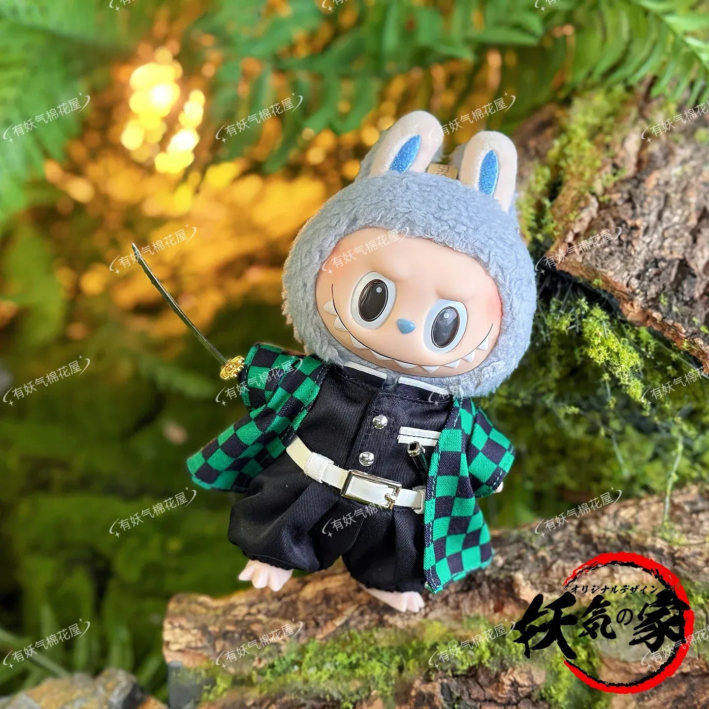 Demon Slayer: Blade Rabubu Clothes 17cm Doll Clothes For Labubu Sit Party Doll Clothes Tanjiro Clothes Demon Slayer: Blade Rabubu Clothes 17cm Doll Clothes For Labubu Sit Party Doll Clothes Tanjiro Clothes