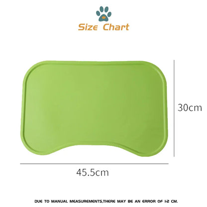 Dog Cat Bowl Food Mat with High Lips Silicone Waterproof Pet Food Feeding Pad Puppy Feeder Tray Water Cushion Snack Mat Stuff Dog Cat Bowl Food Mat with High Lips Silicone Waterproof Pet Food Feeding Pad Puppy Feeder Tray Water Cushion Snack Mat Stuff
