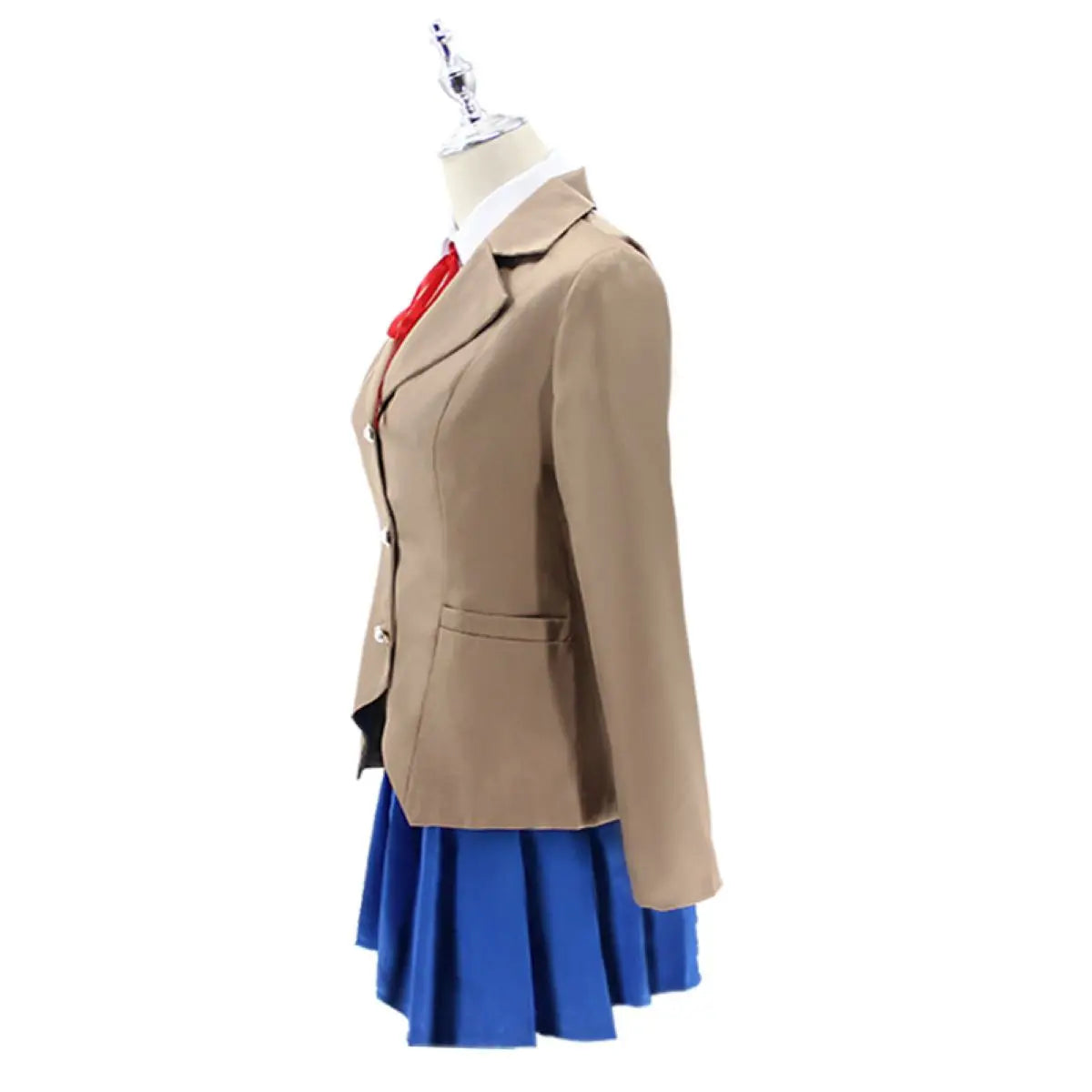 Doki Doki Literature Club cosplay costume Japanese school uniform Monika cosplay costume in stock Doki Doki Literature Club cosplay costume Japanese school uniform Monika cosplay costume in stock