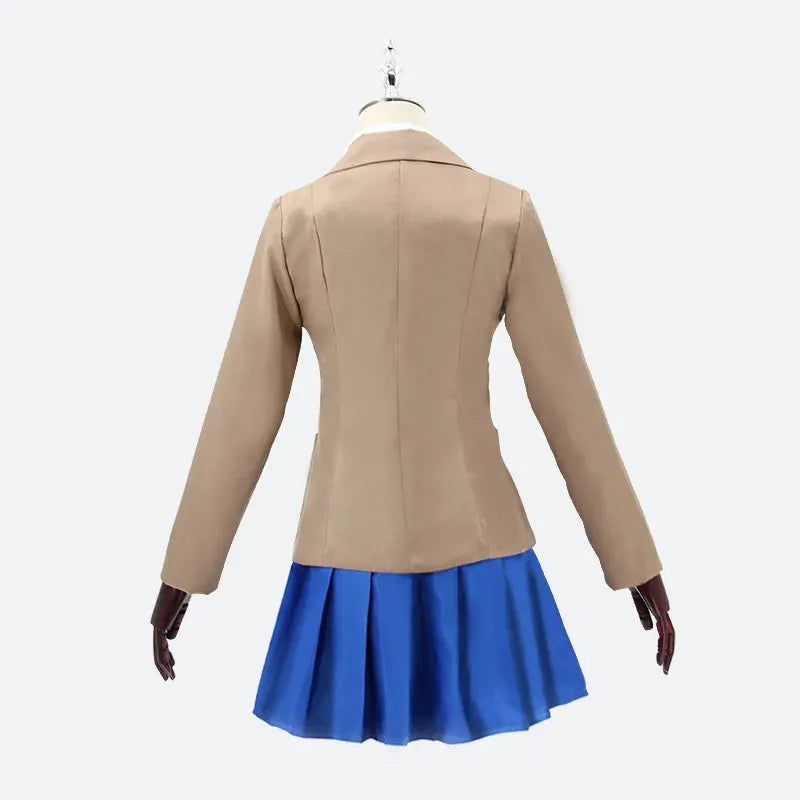 Doki Doki Literature Club cosplay costume Japanese school uniform Monika cosplay costume in stock Doki Doki Literature Club cosplay costume Japanese school uniform Monika cosplay costume in stock