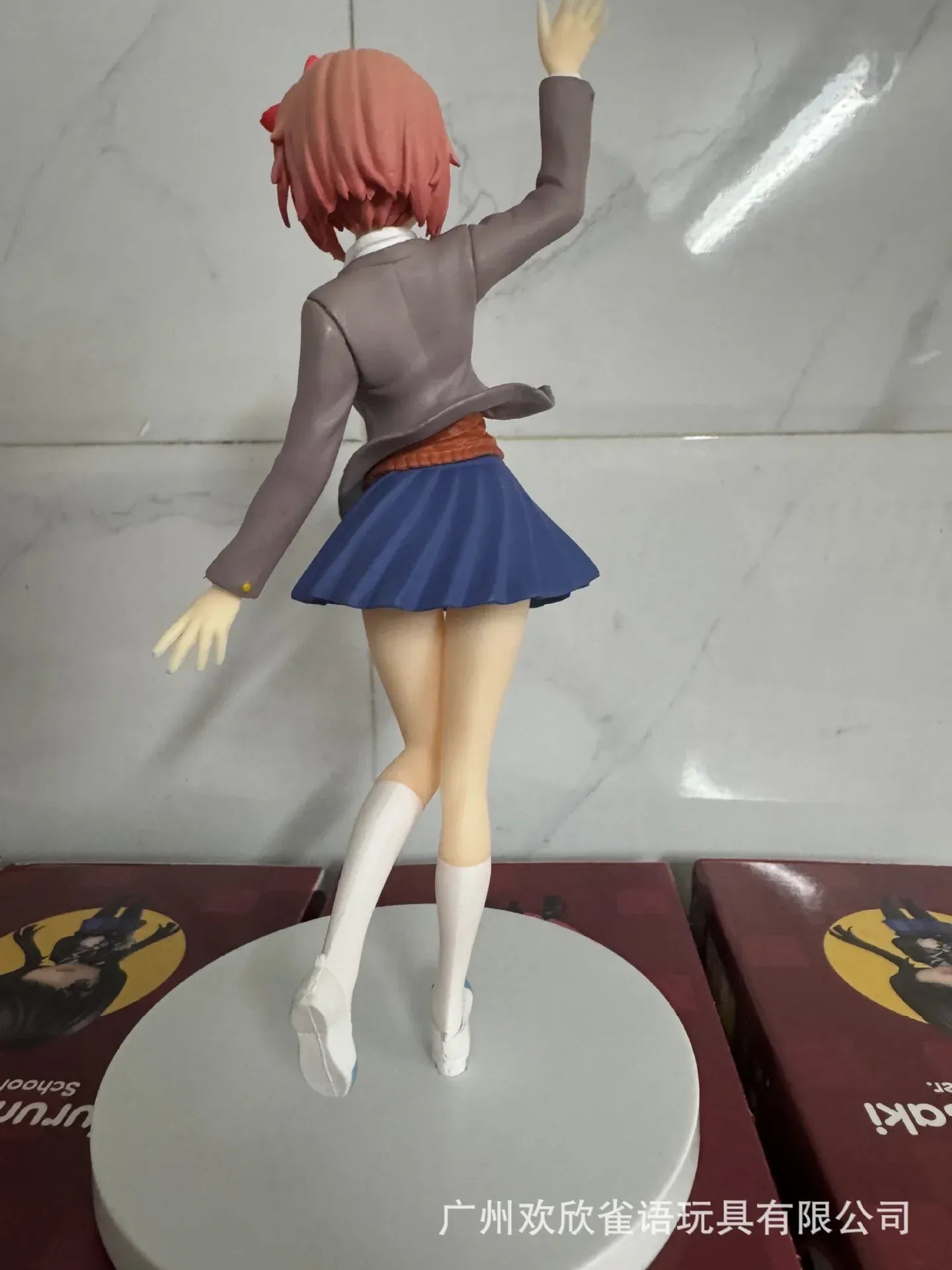 Doki Doki Literature Club! Monika Sayori Student Uniform Cute Pretty Girl Figurine Anime Toy Model Doki Doki Literature Club! Monika Sayori Student Uniform Cute Pretty Girl Figurine Anime Toy Model