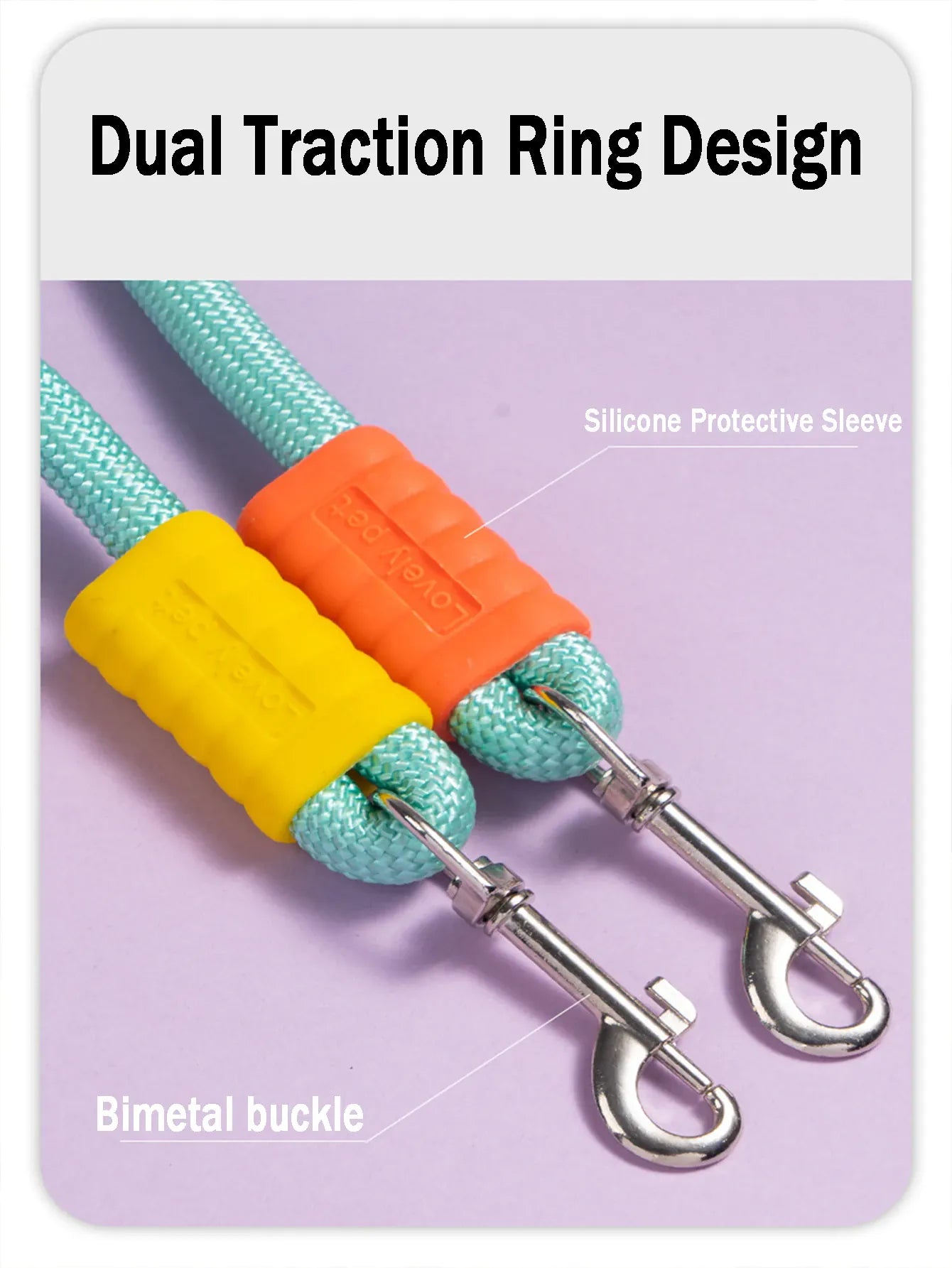 Double Dog Leash – Walk Two Dogs at Once with Coupler & P-Chain | Wahooly Double Dog Leash – Walk Two Dogs at Once with One-to-Two Coupler & P-Chain