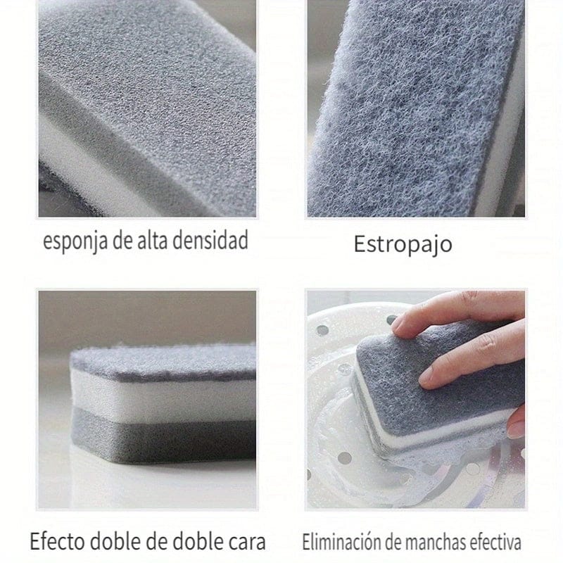 Double-sided Cleaning Spongs Household Scouring Pad Kit Double-sided Cleaning Spongs Household Scouring Pad Kit