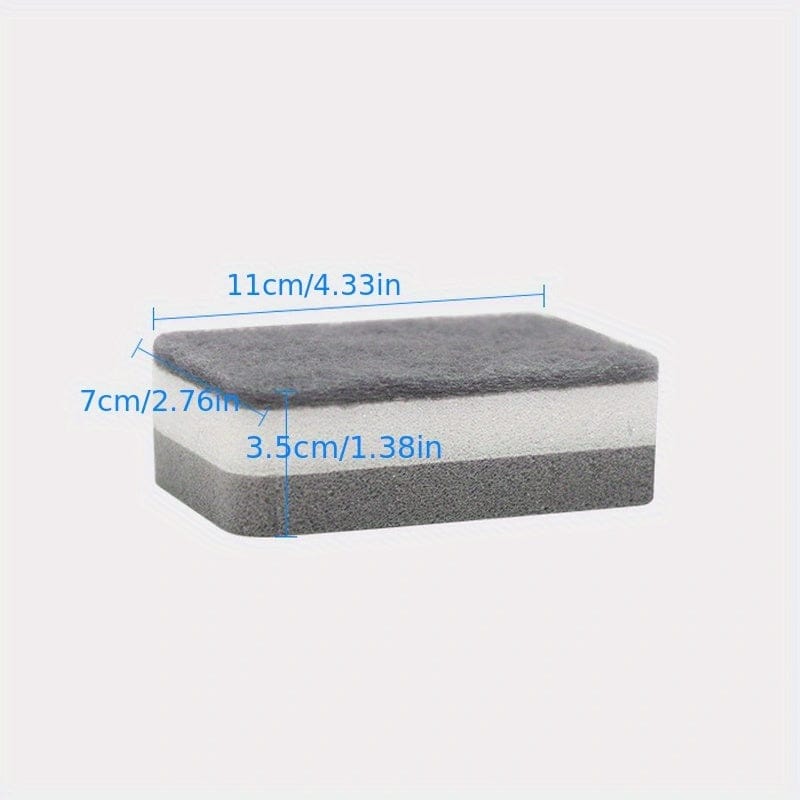 Double-sided Cleaning Spongs Household Scouring Pad Kit Double-sided Cleaning Spongs Household Scouring Pad Kit