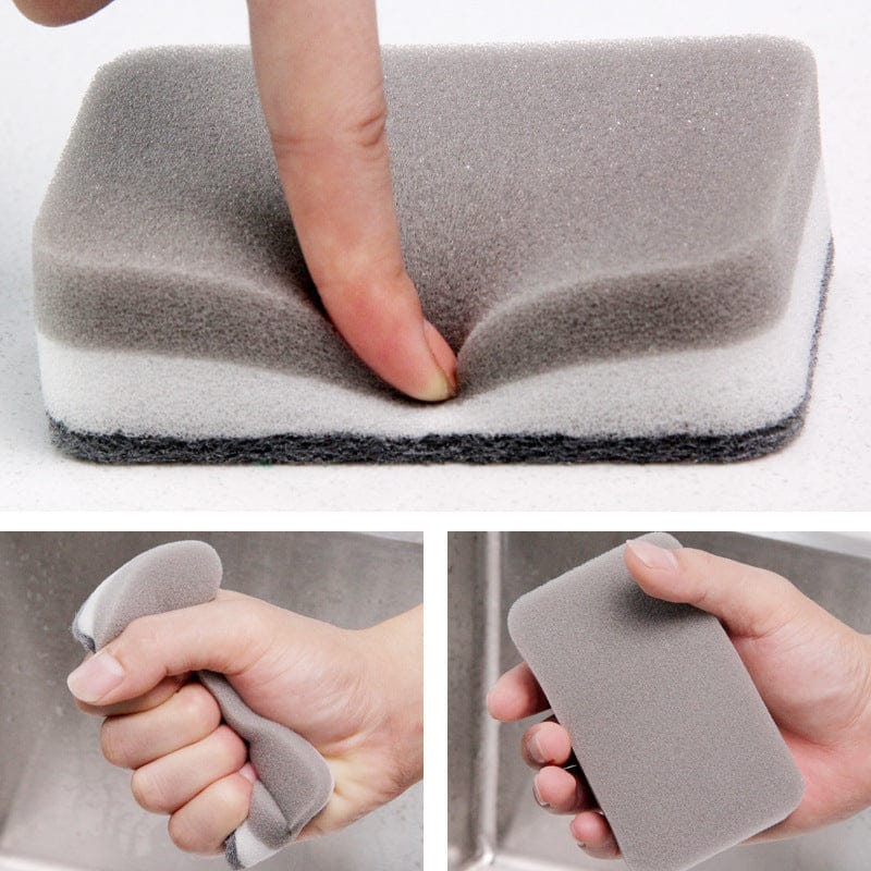 Double-sided Cleaning Spongs Household Scouring Pad Kit Double-sided Cleaning Spongs Household Scouring Pad Kit