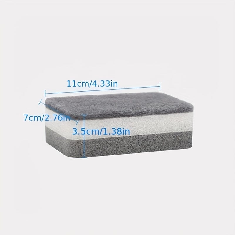 Double-sided Cleaning Spongs Household Scouring Pad Kit Double-sided Cleaning Spongs Household Scouring Pad Kit