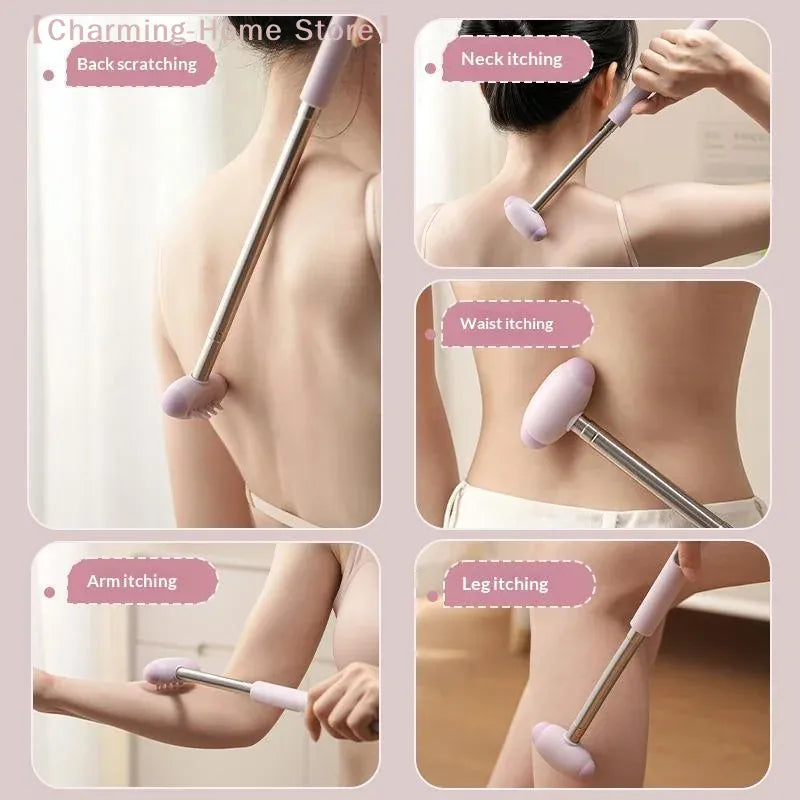 Double-Sided Telescopic Back Scratcher | Wahooly Double-Sided Telescopic Back Scratcher with Non-Slip Grip