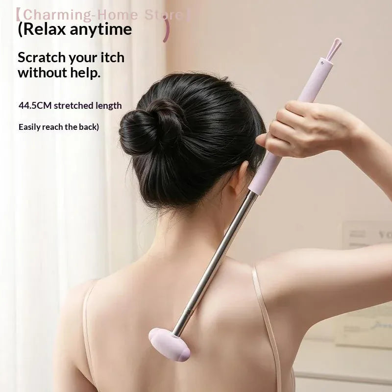 Double-Sided Telescopic Back Scratcher | Wahooly Double-Sided Telescopic Back Scratcher with Non-Slip Grip