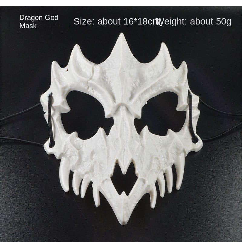Dragon God Half Face Mask – Fierce Halloween & Cosplay Costume Mask Dragon God Half Face Mask – Fierce COS Costume Mask for Halloween & Cosplay