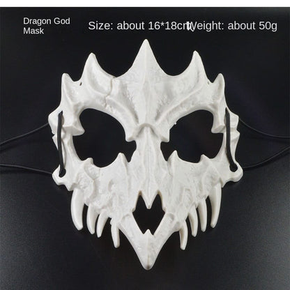 Dragon God Half Face Mask – Fierce Halloween & Cosplay Costume Mask Dragon God Half Face Mask – Fierce COS Costume Mask for Halloween & Cosplay
