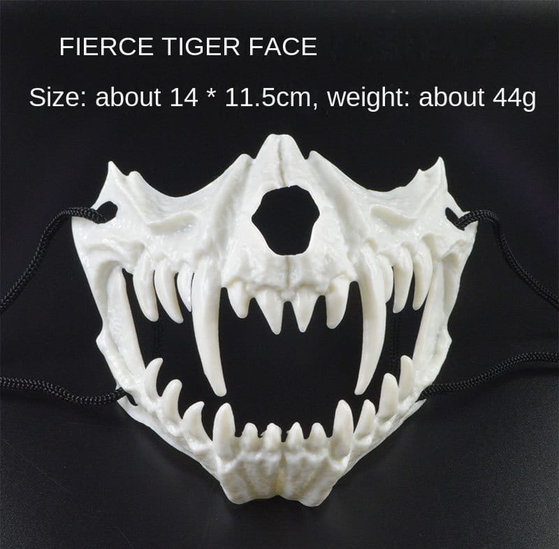 Dragon God Half Face Mask – Fierce Halloween & Cosplay Costume Mask Dragon God Half Face Mask – Fierce COS Costume Mask for Halloween & Cosplay