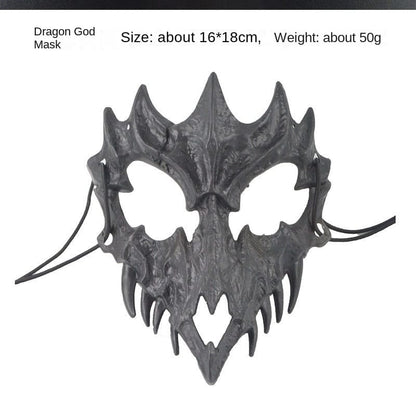 Dragon God Half Face Mask – Fierce Halloween & Cosplay Costume Mask Dragon God Half Face Mask – Fierce COS Costume Mask for Halloween & Cosplay