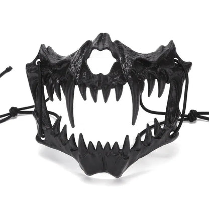 Dragon God Half Face Mask – Fierce Halloween & Cosplay Costume Mask Dragon God Half Face Mask – Fierce COS Costume Mask for Halloween & Cosplay