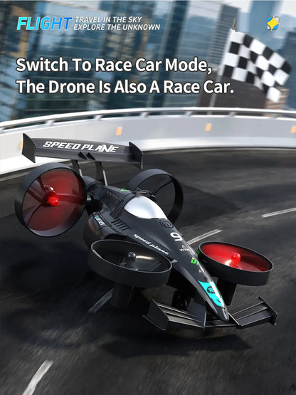 Drone 2 In 1 Flying RC Car Helicopter 2.4G Quadcopter Altitude Hold Headless Mode Remote Control Car Perfect Gift Toys for Kids Drone 2 In 1 Flying RC Car Helicopter 2.4G Quadcopter Altitude Hold Headless Mode Remote Control Car Perfect Gift Toys for Kids