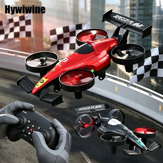 Drone 2 In 1 Flying RC Car Helicopter 2.4G Quadcopter Altitude Hold Headless Mode Remote Control Car Perfect Gift Toys for Kids Drone 2 In 1 Flying RC Car Helicopter 2.4G Quadcopter Altitude Hold Headless Mode Remote Control Car Perfect Gift Toys for Kids