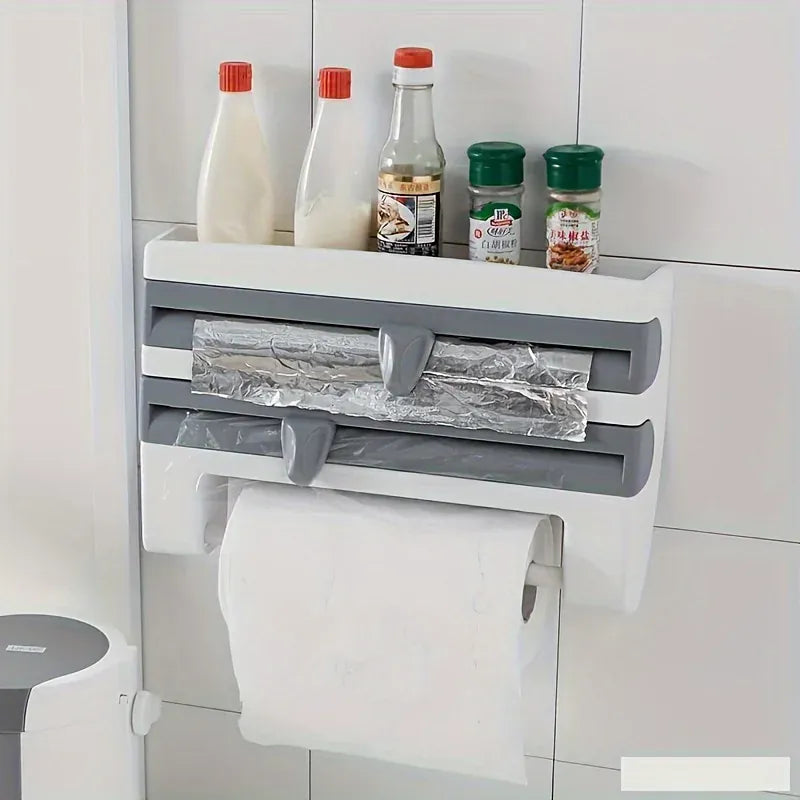 Durable Wall-Mounted Kitchen Organizer Durable Wall-Mounted Kitchen Organizer