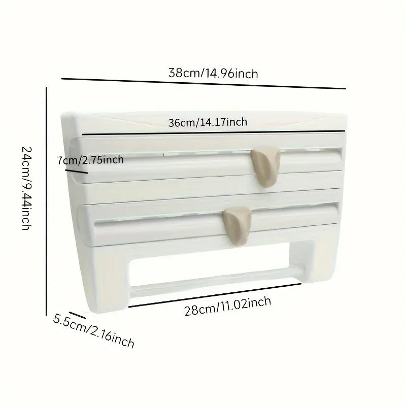 Durable Wall-Mounted Kitchen Organizer Durable Wall-Mounted Kitchen Organizer