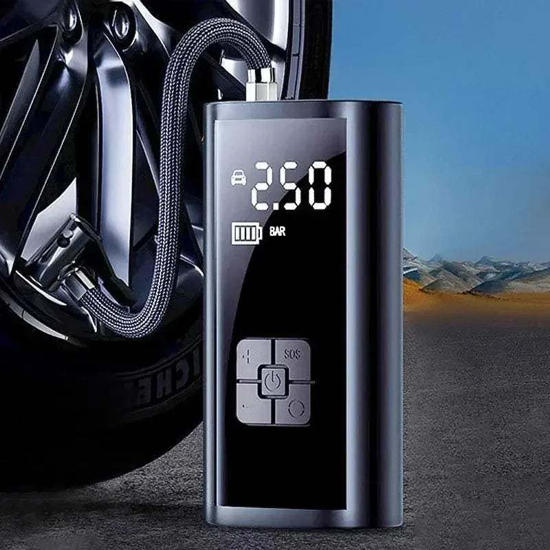 EAFC 150PSI Portable Tire Inflator – 6000mAh Rechargeable Wireless Air Compressor | Wahooly EAFC Portable Tire Inflator – 6000mAh Rechargeable 150PSI Wireless Air Compressor for Car, Bike & More