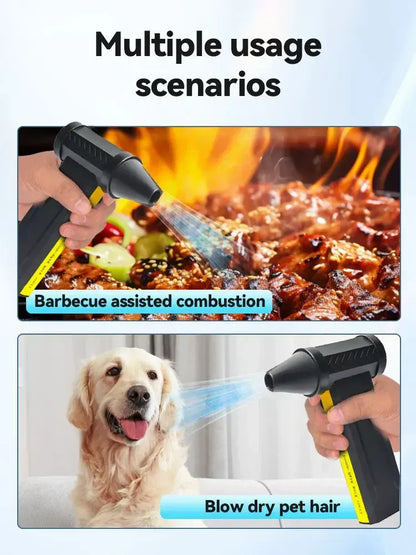 Electric Air Duster 160,000RPM Brushless Turbo | 200W 60m/s | USB-C Rechargeable Dust Blower for PC, Camera & More Electric Air Duster — 160,000RPM Brushless Turbo Fan | 200W, 60m/s Wind Speed | USB-C Rechargeable Dust Blower