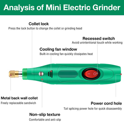 Electric Drill Grinder Engraver Pen Grinder Mini Drill Polishing Electric Rotary Tool Grinding Machine Miniature Household Tool Electric Drill Grinder Engraver Pen Grinder Mini Drill Polishing Electric Rotary Tool Grinding Machine Miniature Household Tool