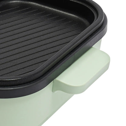Electric Hot Pot With Grill Area Multi-purpose Hot Pot 2-In-1 Dual Temperature Control Electric Hot Pot With Grill Area Multi-purpose Hot Pot 2-In-1 Dual Temperature Control