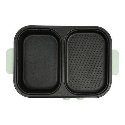 Electric Hot Pot With Grill Area Multi-purpose Hot Pot 2-In-1 Dual Temperature Control Electric Hot Pot With Grill Area Multi-purpose Hot Pot 2-In-1 Dual Temperature Control