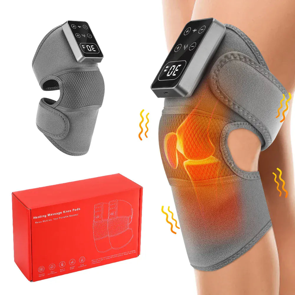 Electric Knee Pad Massager 3 Vibration 5 Levels Cordless Thermal Hot Compress Knee Support Brace Knee Leg Muscle Protection Electric Knee Pad Massager 3 Vibration 5 Levels Cordless Thermal Hot Compress Knee Support Brace Knee Leg Muscle Protection