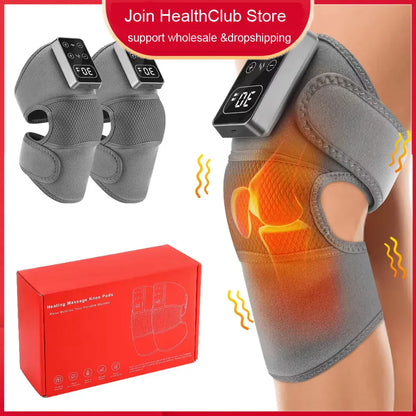 Electric Knee Pad Massager 3 Vibration 5 Levels Cordless Thermal Hot Compress Knee Support Brace Knee Leg Muscle Protection Electric Knee Pad Massager 3 Vibration 5 Levels Cordless Thermal Hot Compress Knee Support Brace Knee Leg Muscle Protection