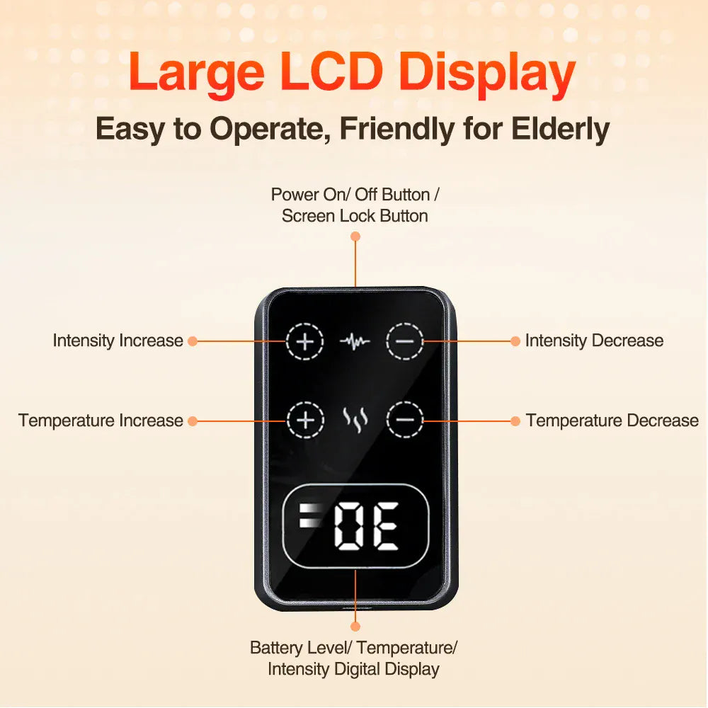 Electric Knee Pad Massager 3 Vibration 5 Levels Cordless Thermal Hot Compress Knee Support Brace Knee Leg Muscle Protection Electric Knee Pad Massager 3 Vibration 5 Levels Cordless Thermal Hot Compress Knee Support Brace Knee Leg Muscle Protection