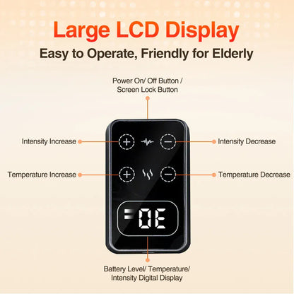 Electric Knee Pad Massager 3 Vibration 5 Levels Cordless Thermal Hot Compress Knee Support Brace Knee Leg Muscle Protection Electric Knee Pad Massager 3 Vibration 5 Levels Cordless Thermal Hot Compress Knee Support Brace Knee Leg Muscle Protection