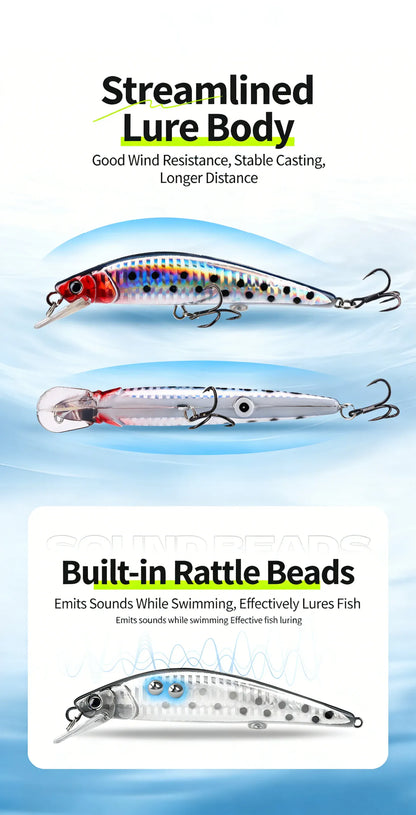 Electric LED Fishing Lure USB Rechargeable Vibrating Bait – Wahooly Electric LED Fishing Lure – USB Rechargeable, Life-Like Vibrating Bait
