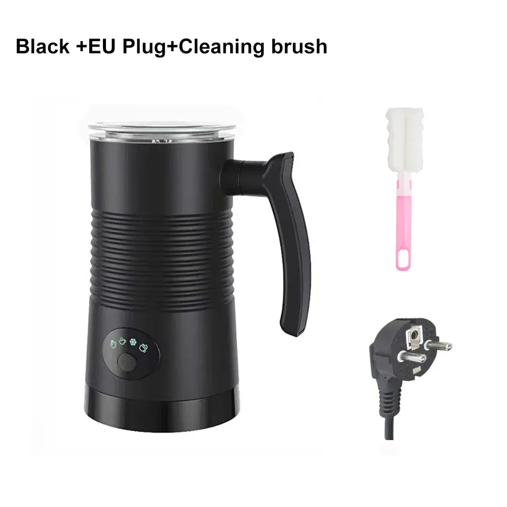 Electric Milk Frother Milk Foam Machine For Coffee Cappuccino Latte 4 in 1 Hot and Cold Foam Maker Automatic Milk Frother Foamer Electric Milk Frother Milk Foam Machine For Coffee Cappuccino Latte 4 in 1 Hot and Cold Foam Maker Automatic Milk Frother Foamer